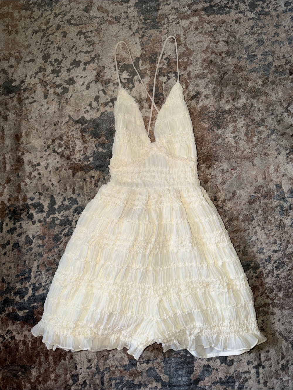 Princess Polly Soft Cream Dress